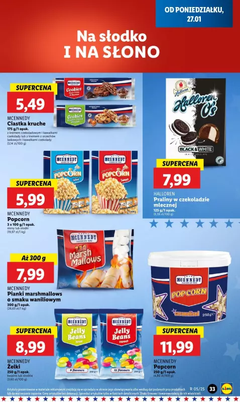 Lidl - gazetka promocyjna Oferta od poniedziałku od poniedziałku 27.01 do środy 29.01 - strona 33