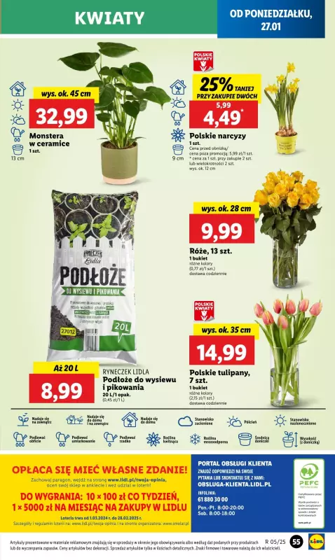 Lidl - gazetka promocyjna Oferta od poniedziałku od poniedziałku 27.01 do środy 29.01 - strona 61