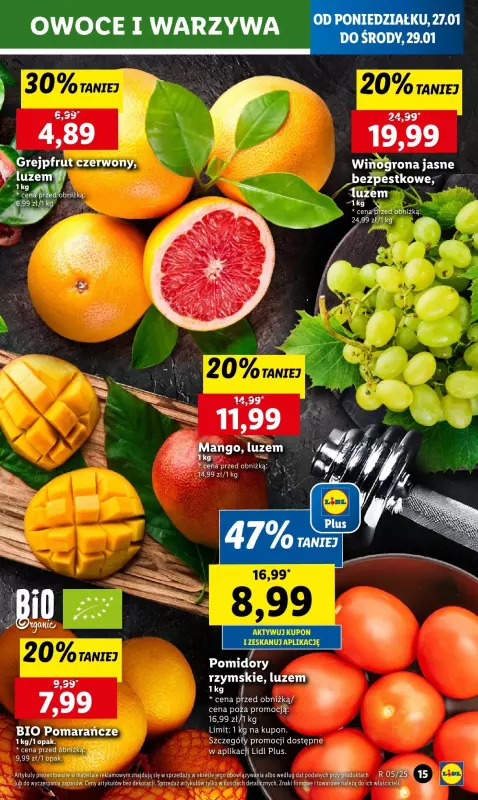 Lidl - gazetka promocyjna Oferta od poniedziałku od poniedziałku 27.01 do środy 29.01 - strona 17