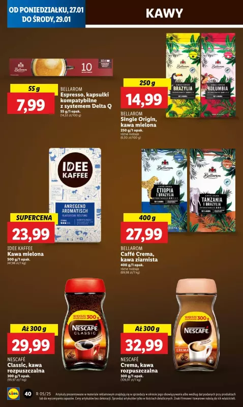 Lidl - gazetka promocyjna Oferta od poniedziałku od poniedziałku 27.01 do środy 29.01 - strona 42