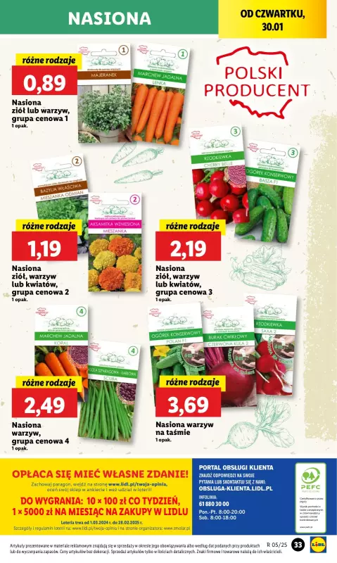 Lidl - gazetka promocyjna Oferta od czwartku od czwartku 30.01 do soboty 01.02 - strona 37