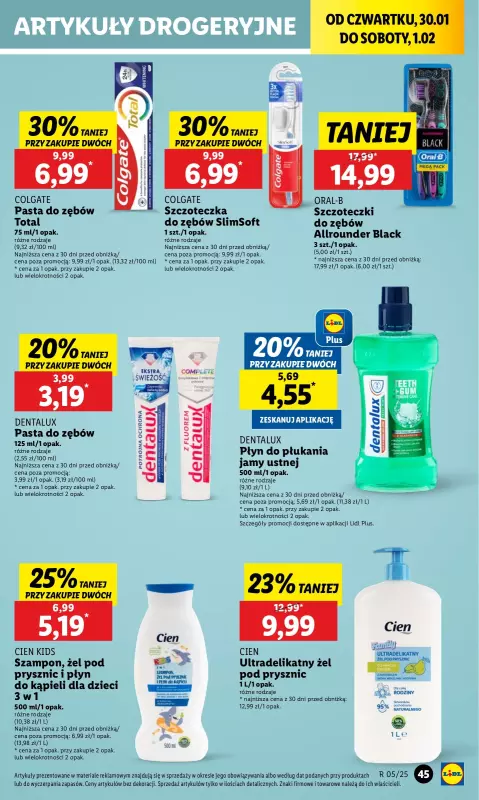 Lidl - gazetka promocyjna Oferta od czwartku od czwartku 30.01 do soboty 01.02 - strona 51