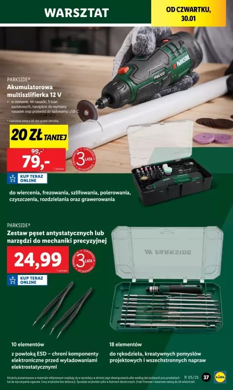 Lidl - gazetka promocyjna Katalog od poniedziałku 27.01 do soboty 01.02 - strona 43