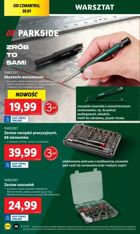 Lidl - gazetka promocyjna Katalog od poniedziałku 27.01 do soboty 01.02 - strona 44