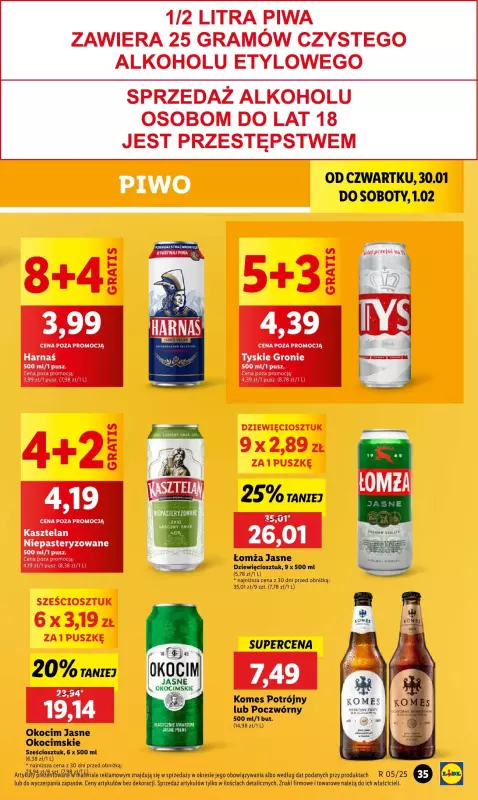 Lidl - gazetka promocyjna Oferta od czwartku od czwartku 30.01 do soboty 01.02 - strona 43