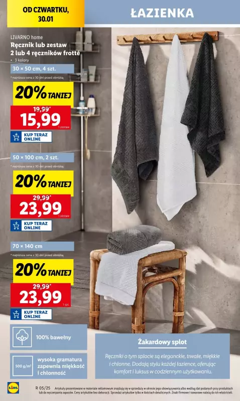 Lidl - gazetka promocyjna Oferta od czwartku od czwartku 30.01 do soboty 01.02 - strona 22