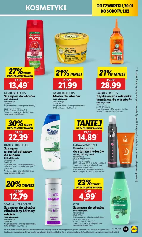 Lidl - gazetka promocyjna Oferta od czwartku od czwartku 30.01 do soboty 01.02 - strona 53