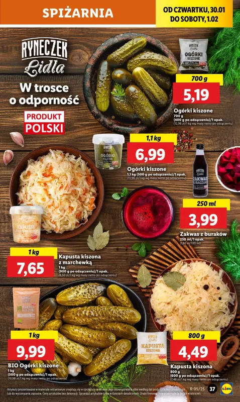 Lidl - gazetka promocyjna Oferta od czwartku od czwartku 30.01 do soboty 01.02 - strona 45