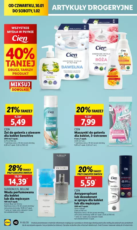 Lidl - gazetka promocyjna Oferta od czwartku od czwartku 30.01 do soboty 01.02 - strona 52