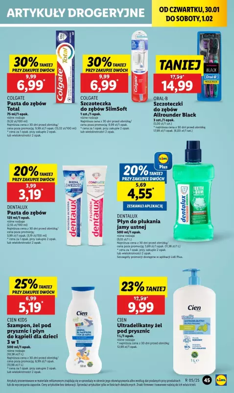 Lidl - gazetka promocyjna Oferta od czwartku od czwartku 30.01 do soboty 01.02 - strona 55