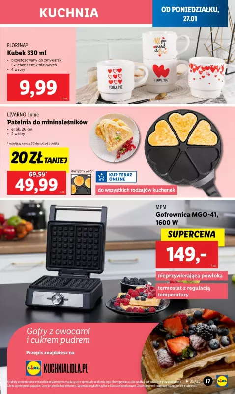 Lidl - gazetka promocyjna Katalog od poniedziałku 27.01 do soboty 01.02 - strona 17