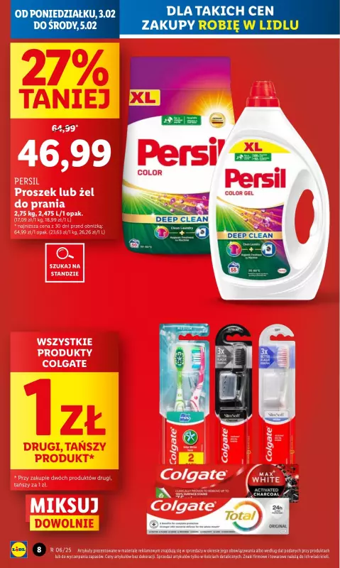 Lidl - gazetka promocyjna Oferta od poniedziałku od poniedziałku 03.02 do środy 05.02 - strona 8