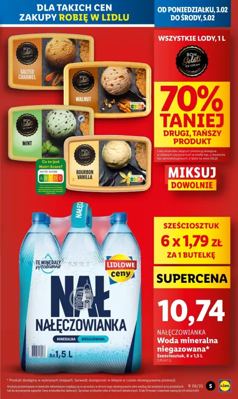 Lidl - gazetka promocyjna Oferta od poniedziałku od poniedziałku 03.02 do środy 05.02 - strona 5