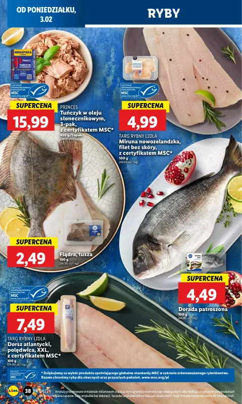 Lidl - gazetka promocyjna Oferta od poniedziałku od poniedziałku 03.02 do środy 05.02 - strona 40