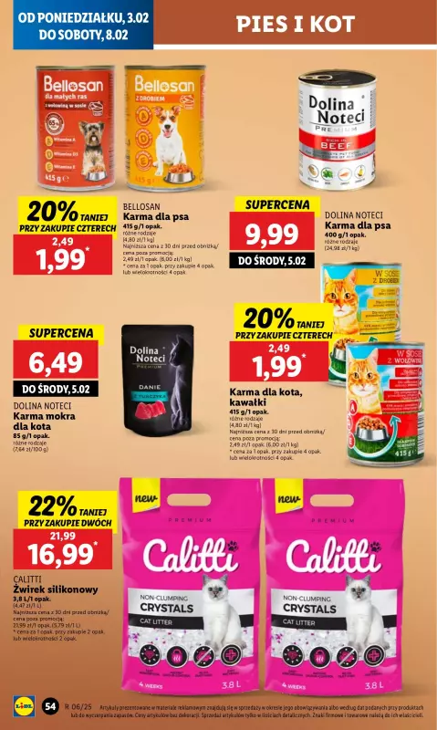 Lidl - gazetka promocyjna Oferta od poniedziałku od poniedziałku 03.02 do środy 05.02 - strona 58