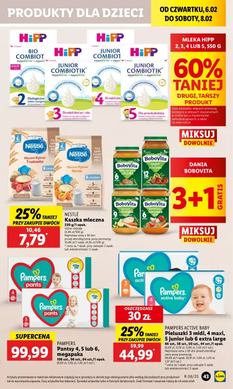 Lidl - gazetka promocyjna Oferta od czwartku od czwartku 06.02 do soboty 08.02 - strona 47