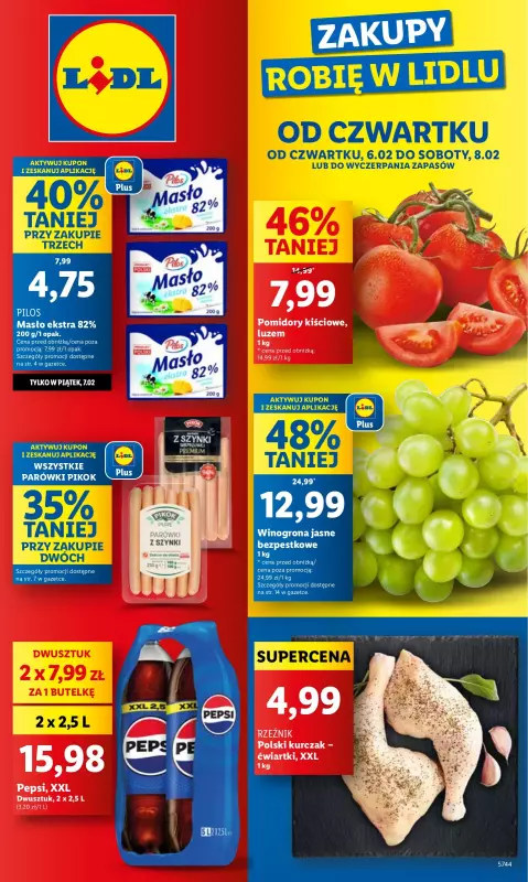 Lidl - gazetka promocyjna Oferta od czwartku od czwartku 06.02 do soboty 08.02