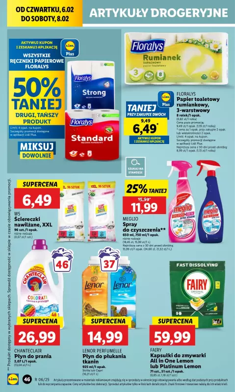 Lidl - gazetka promocyjna Oferta od czwartku od czwartku 06.02 do soboty 08.02 - strona 50