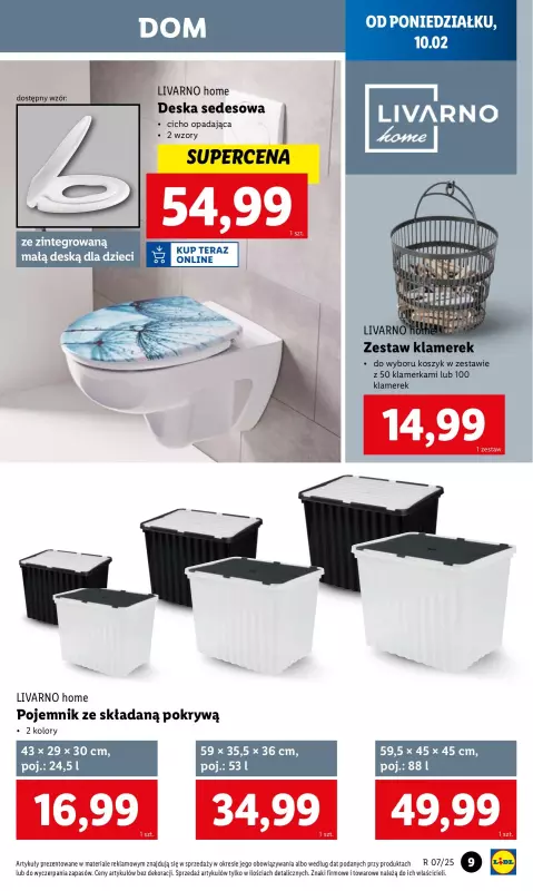 Lidl - gazetka promocyjna Katalog od poniedziałku 10.02 do soboty 15.02 - strona 9