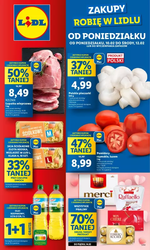 Lidl - gazetka promocyjna Oferta od poniedziałku  