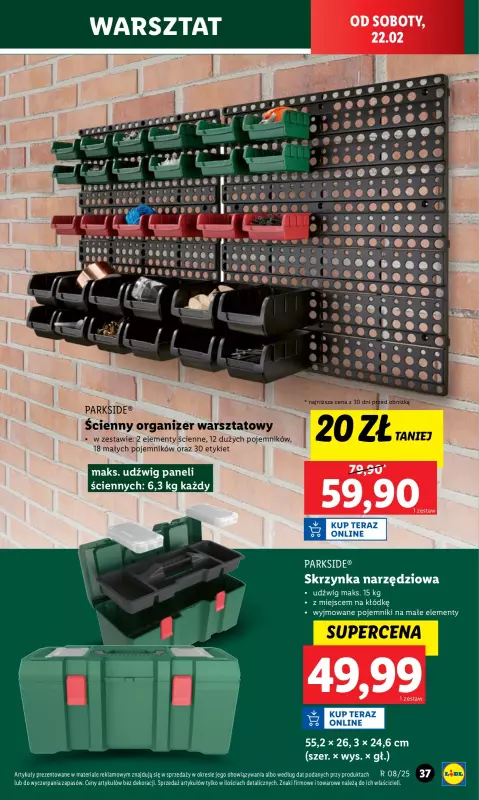 Lidl - gazetka promocyjna Katalog od poniedziałku 17.02 do soboty 22.02 - strona 39