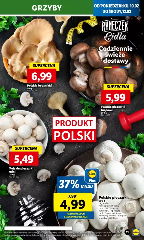 Lidl - gazetka promocyjna Oferta od poniedziałku od poniedziałku 10.02 do środy 12.02 - strona 11