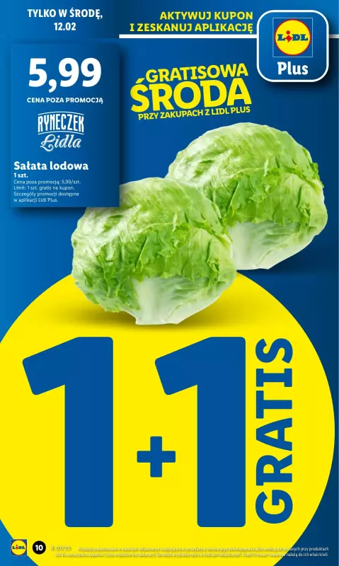 Lidl - gazetka promocyjna Oferta od poniedziałku od poniedziałku 10.02 do środy 12.02 - strona 10