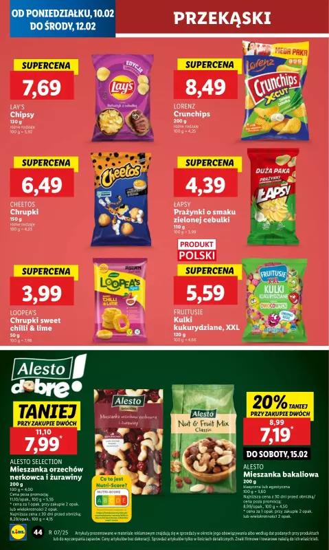 Lidl - gazetka promocyjna Oferta od poniedziałku od poniedziałku 10.02 do środy 12.02 - strona 48