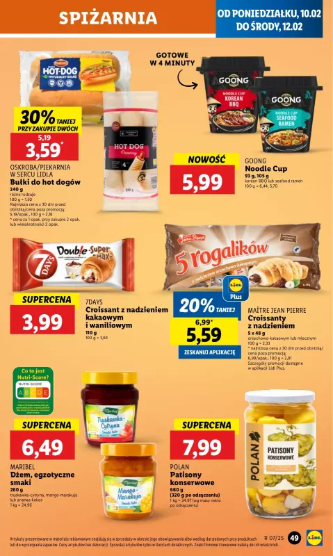 Lidl - gazetka promocyjna Oferta od poniedziałku od poniedziałku 10.02 do środy 12.02 - strona 53