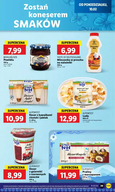 Lidl - gazetka promocyjna Oferta od poniedziałku od poniedziałku 10.02 do środy 12.02 - strona 43