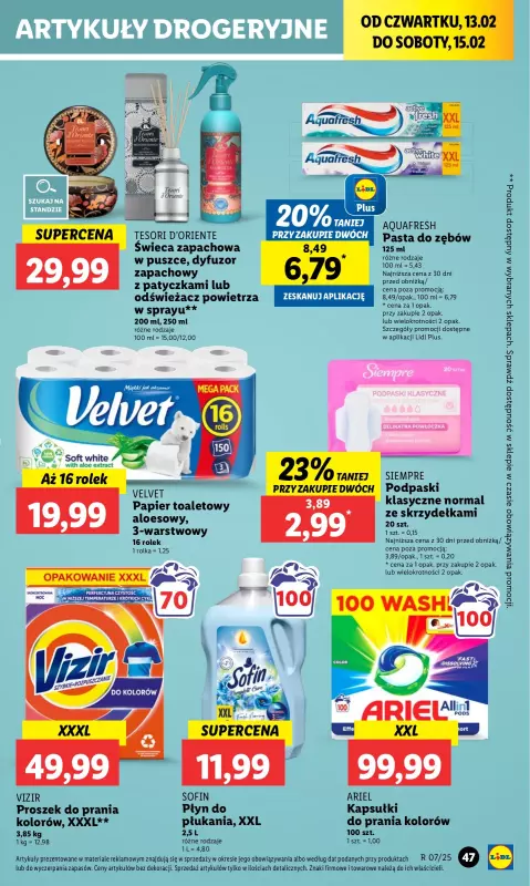 Lidl - gazetka promocyjna Oferta od czwartku od czwartku 13.02 do soboty 15.02 - strona 53