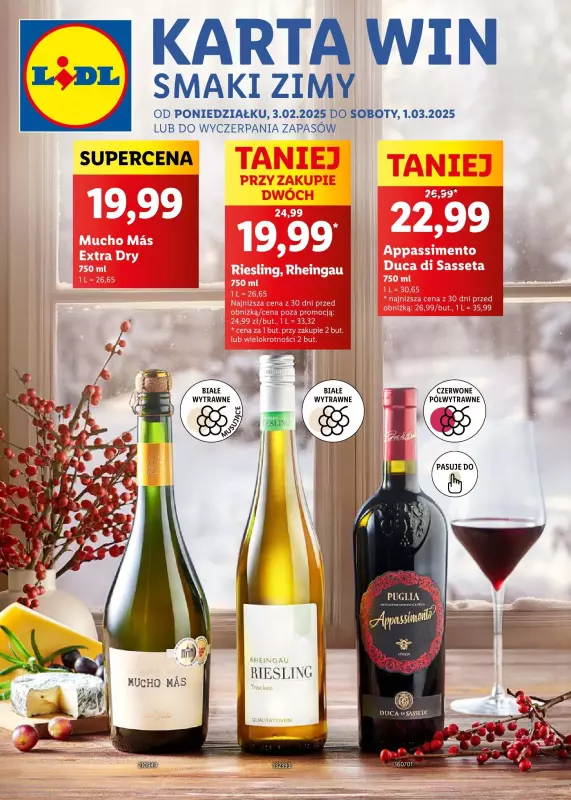 Lidl - gazetka promocyjna Karta Win od piątku 14.02 do soboty 01.03