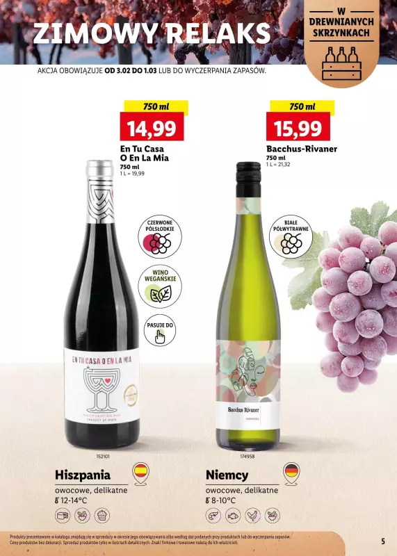 Lidl - gazetka promocyjna Karta Win od piątku 14.02 do soboty 01.03 - strona 5