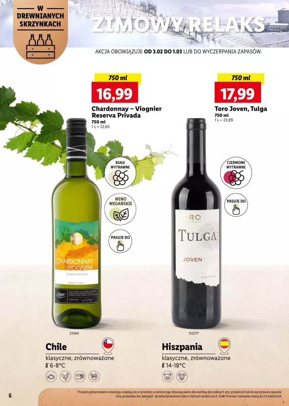 Lidl - gazetka promocyjna Karta Win od piątku 14.02 do soboty 01.03 - strona 6