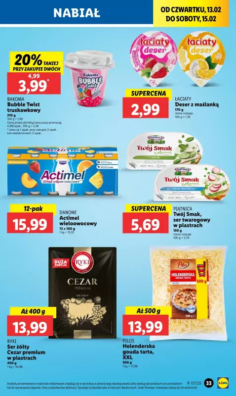 Lidl - gazetka promocyjna Oferta od czwartku od czwartku 13.02 do soboty 15.02 - strona 39