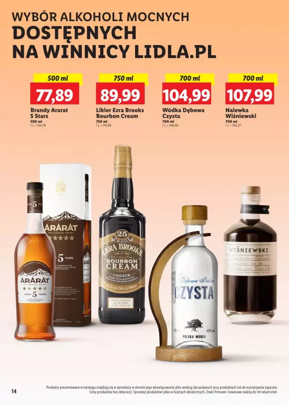 Lidl - gazetka promocyjna Katalog alkoholi mocnych od piątku 14.02 do soboty 01.03 - strona 14