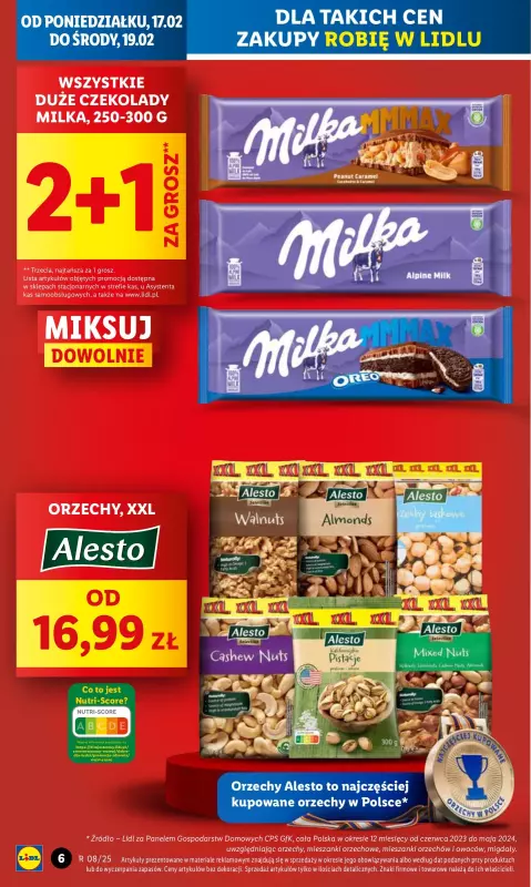 Lidl - gazetka promocyjna Oferta od poniedziałku od poniedziałku 17.02 do środy 19.02 - strona 6