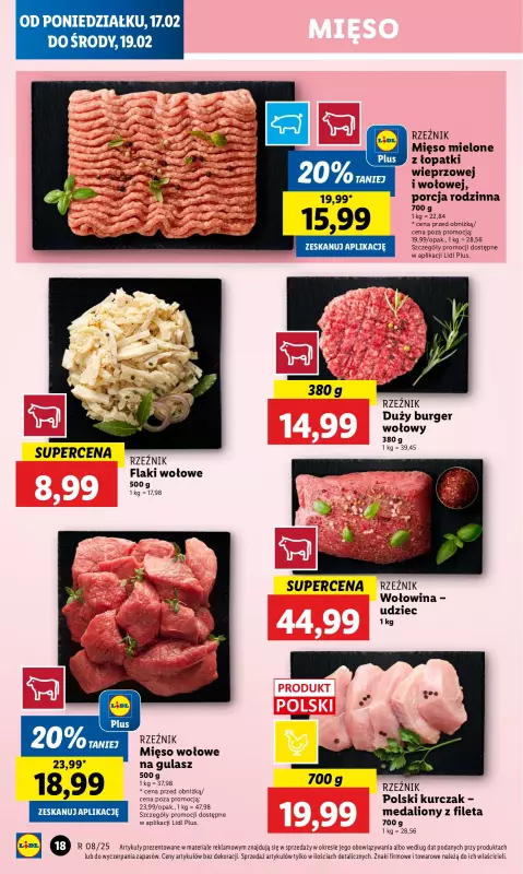 Lidl - gazetka promocyjna Oferta od poniedziałku od poniedziałku 17.02 do środy 19.02 - strona 22