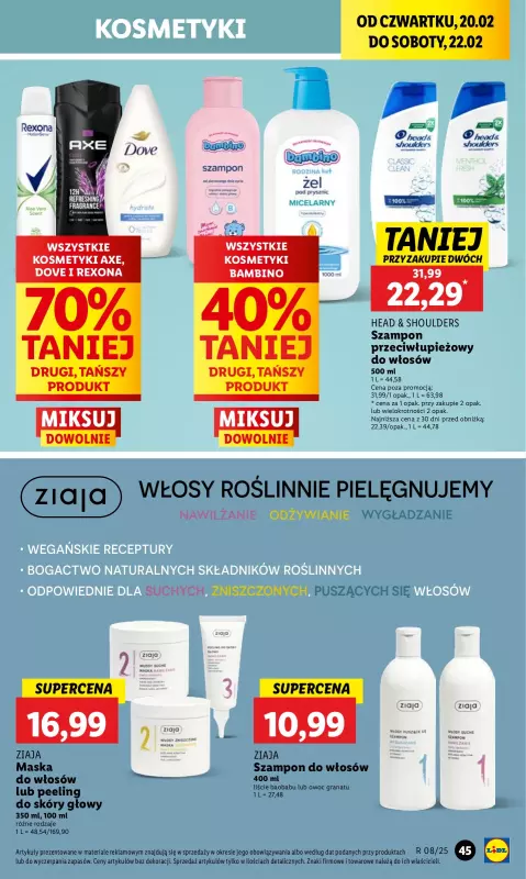 Lidl - gazetka promocyjna Oferta od czwartku od czwartku 20.02 do soboty 22.02 - strona 51