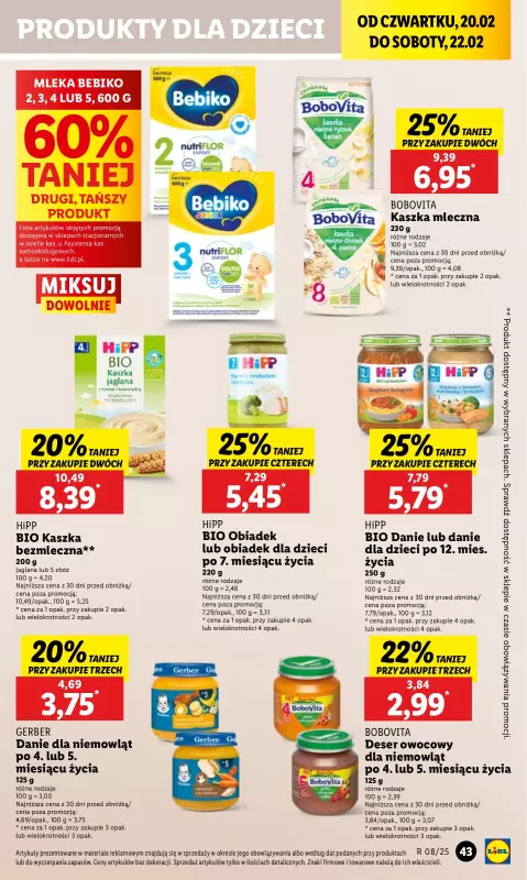 Lidl - gazetka promocyjna Oferta od czwartku od czwartku 20.02 do soboty 22.02 - strona 49