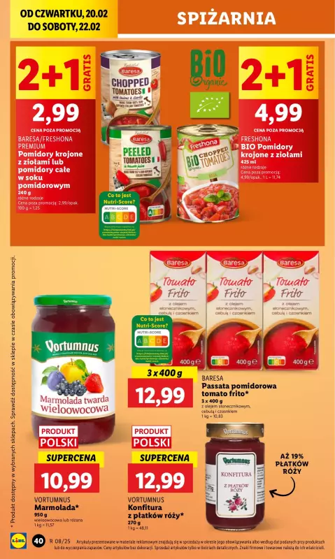 Lidl - gazetka promocyjna Oferta od czwartku od czwartku 20.02 do soboty 22.02 - strona 46