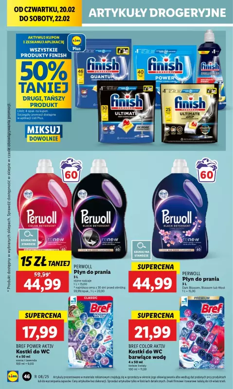 Lidl - gazetka promocyjna Oferta od czwartku od czwartku 20.02 do soboty 22.02 - strona 52