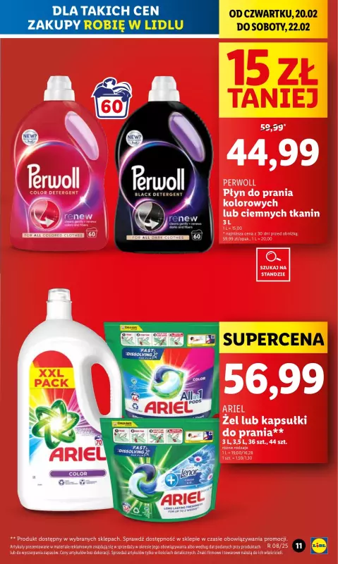 Lidl - gazetka promocyjna Oferta od czwartku od czwartku 20.02 do soboty 22.02 - strona 11