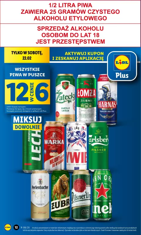 Lidl - gazetka promocyjna Oferta od czwartku od czwartku 20.02 do soboty 22.02 - strona 12