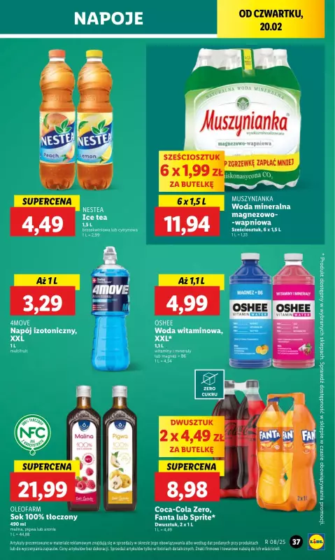 Lidl - gazetka promocyjna Oferta od czwartku od czwartku 20.02 do soboty 22.02 - strona 43