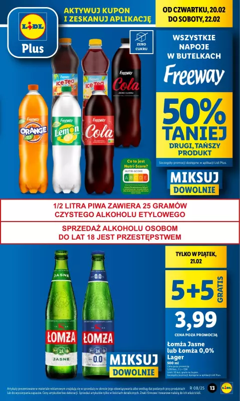 Lidl - gazetka promocyjna Oferta od czwartku od czwartku 20.02 do soboty 22.02 - strona 13