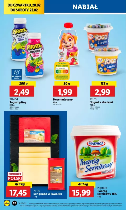 Lidl - gazetka promocyjna Oferta od czwartku od czwartku 20.02 do soboty 22.02 - strona 32