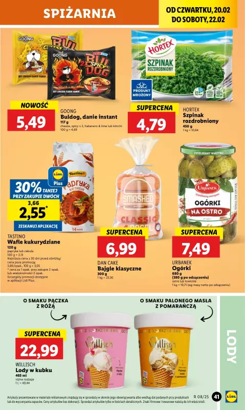 Lidl - gazetka promocyjna Oferta od czwartku od czwartku 20.02 do soboty 22.02 - strona 47