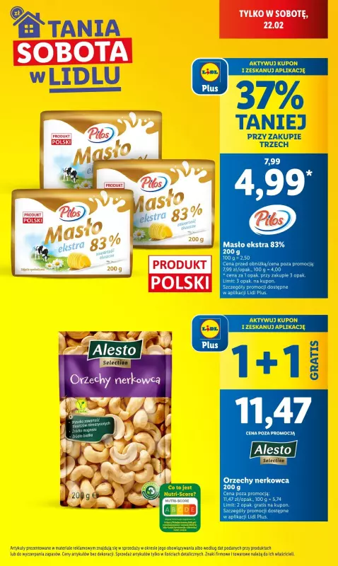 Lidl - gazetka promocyjna Tania sobota w Lidlu! od soboty 22.02 do soboty 22.02 - strona 4