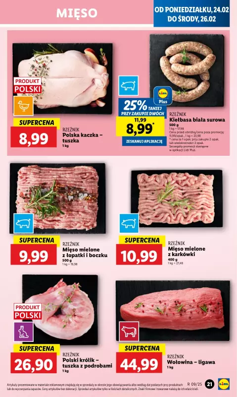 Lidl - gazetka promocyjna Oferta od poniedziałku od poniedziałku 24.02 do środy 26.02 - strona 23